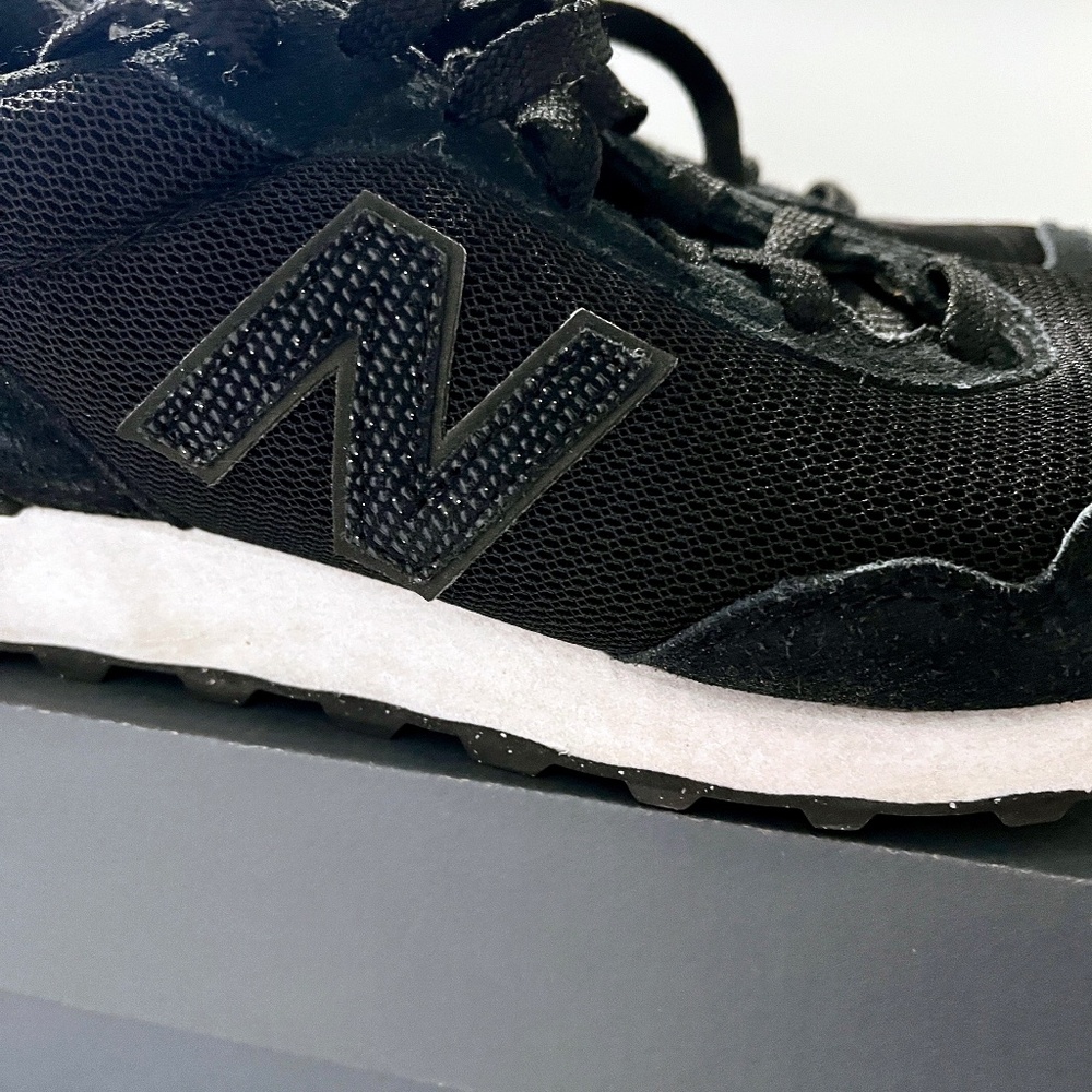 New Balance 515 Women's Lace-up Black Sneakers with Glitter/Sparkle Accents - Picture 6 of 13